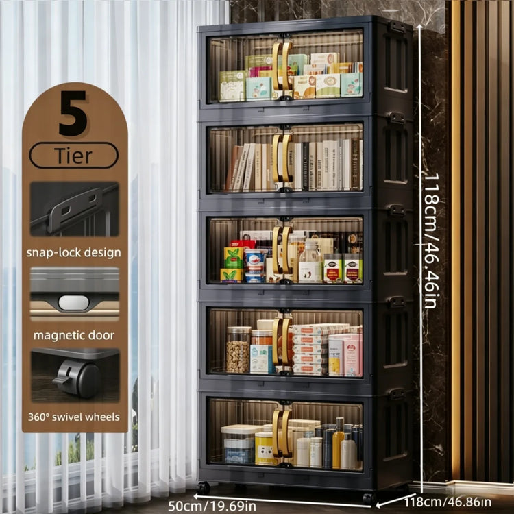 Willo ClearStack™ Rolling Storage Cabinet