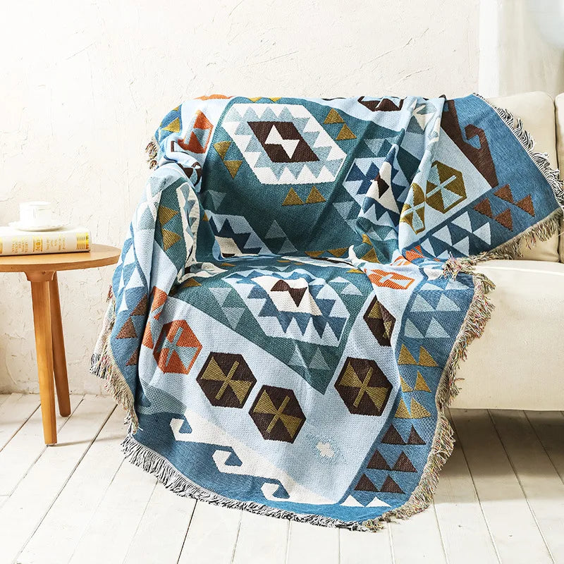 NordicLoom Plaid Throw Blanket