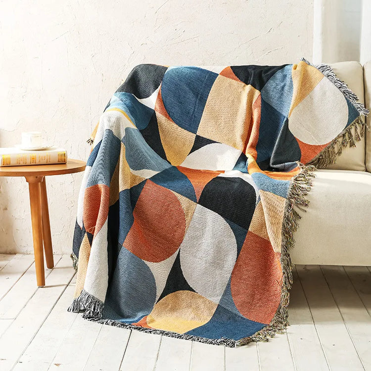 NordicLoom Plaid Throw Blanket