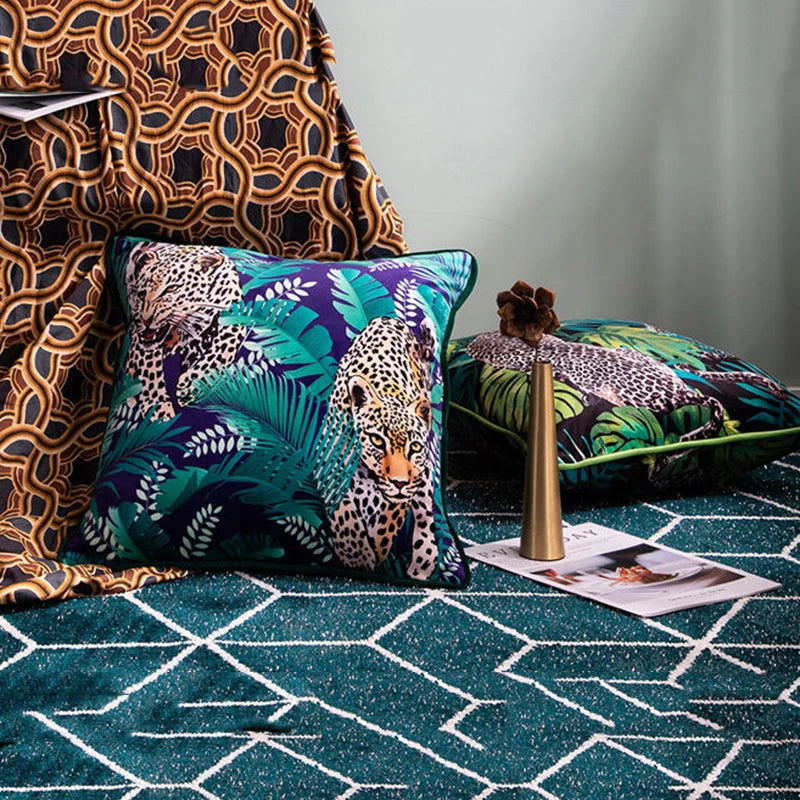 WildCanopy Leopard Cushion Cover
