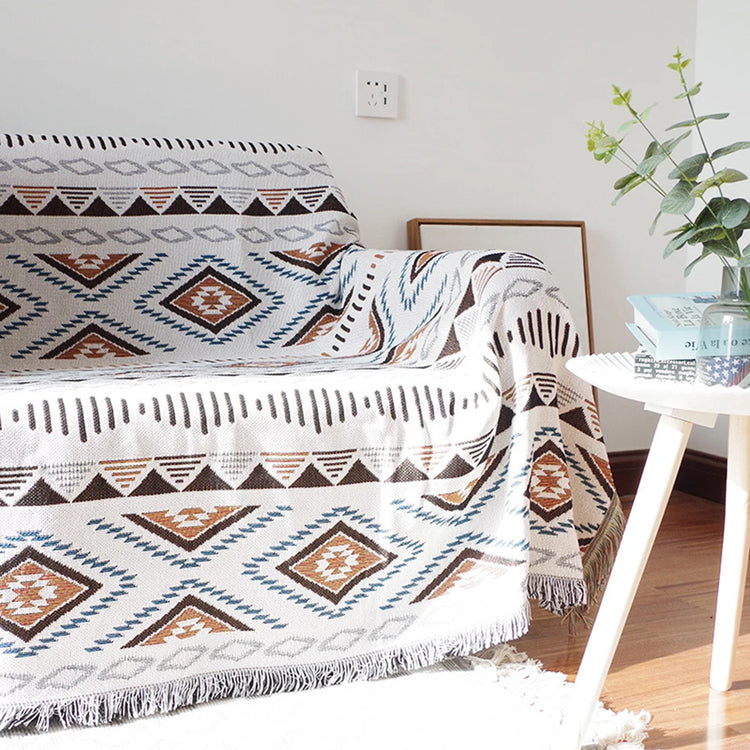 NordicLoom Plaid Throw Blanket