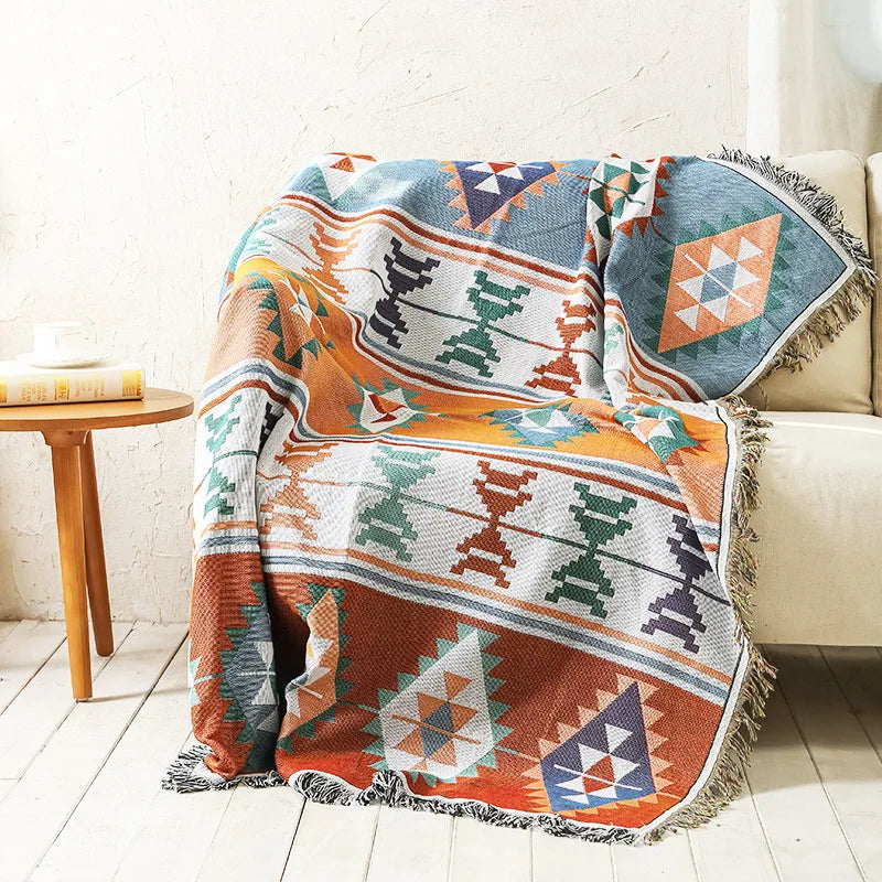 NordicLoom Plaid Throw Blanket