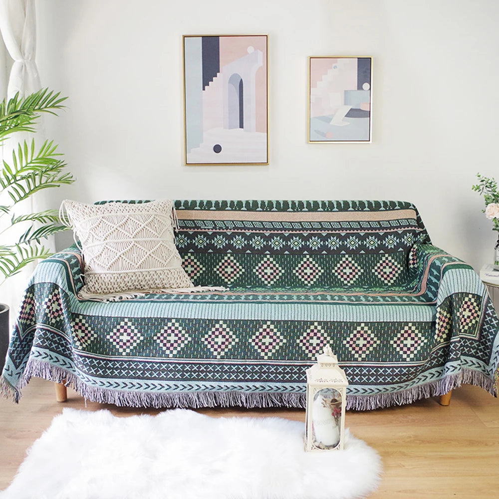 NordicLoom Plaid Throw Blanket