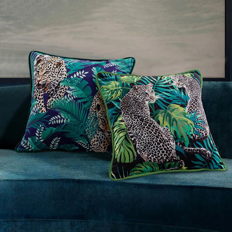 WildCanopy Leopard Cushion Cover