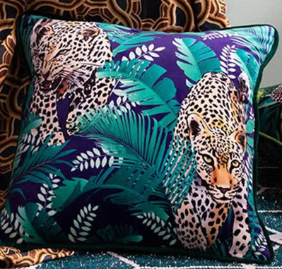 WildCanopy Leopard Cushion Cover