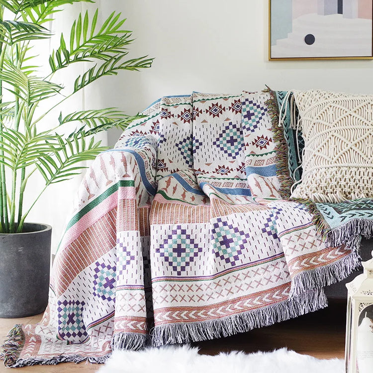 NordicLoom Plaid Throw Blanket