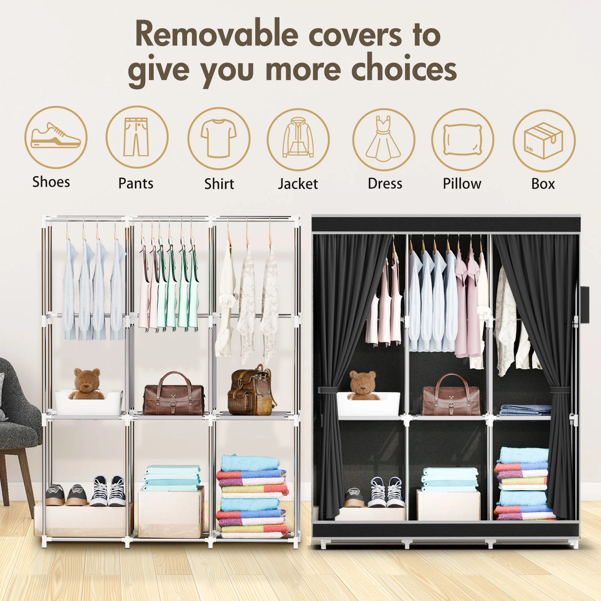 ClosetHaven Portable Wardrobe