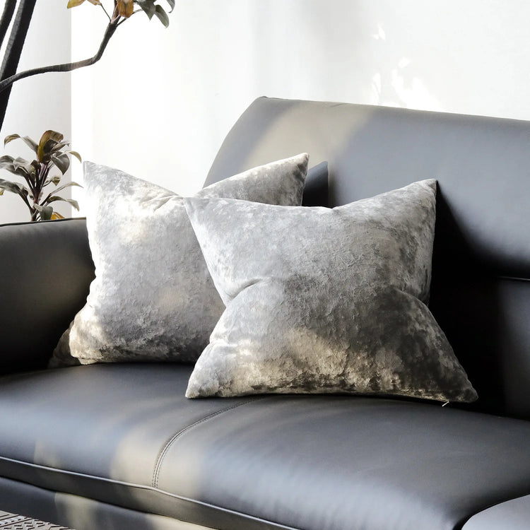 PlushAura Velvet Cushion Cover