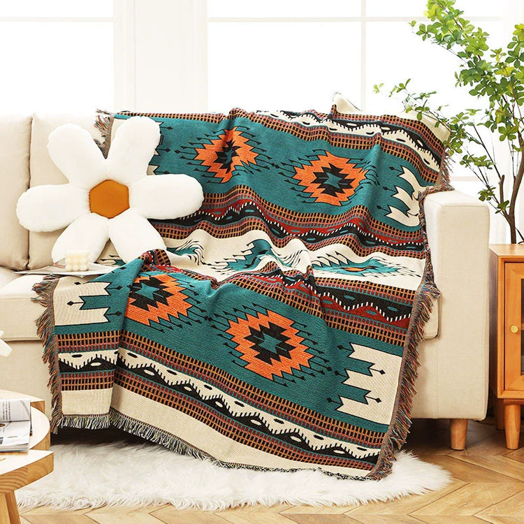 NordicLoom Plaid Throw Blanket
