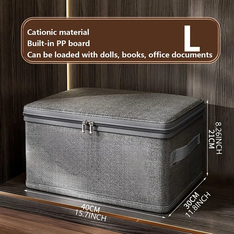 LinenVault Structured Storage Box