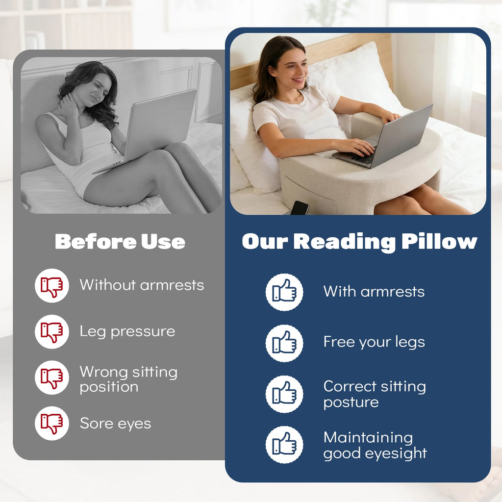 WilloPillow CurveRest™ Ergonomic Memory Foam Pillow