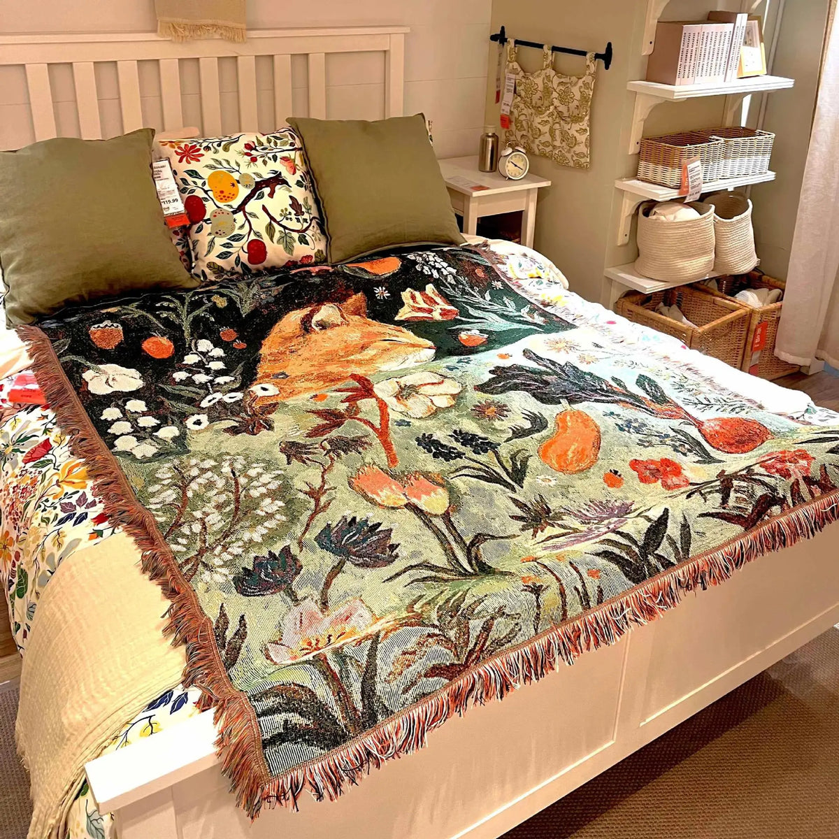 WhiskerWeave Cat Tapestry Throw
