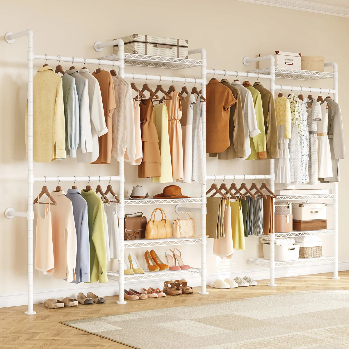 Willo RailFlex™ Wall-Mounted Closet System