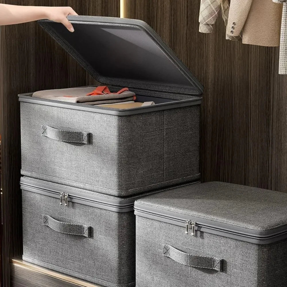 LinenVault Structured Storage Box