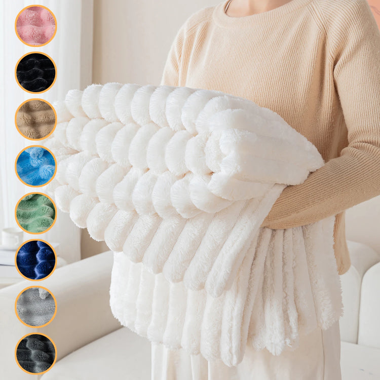 StripeSnug Cozy Throw Blanket