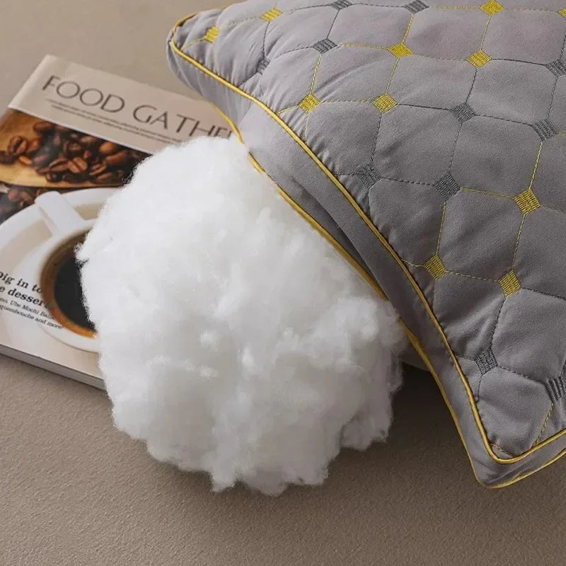 High Quality Pillow Feather Velvet High Rebound Pillow Core For Household Adult Single Neck Protection  To Aid Sleep Pillow Core