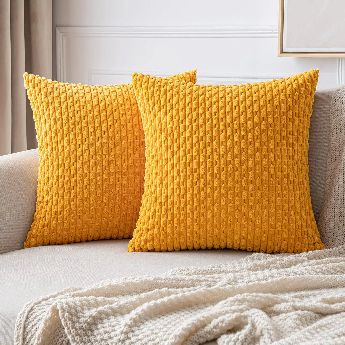 CordLine™ Striped Cushion Cover 🌿☁️