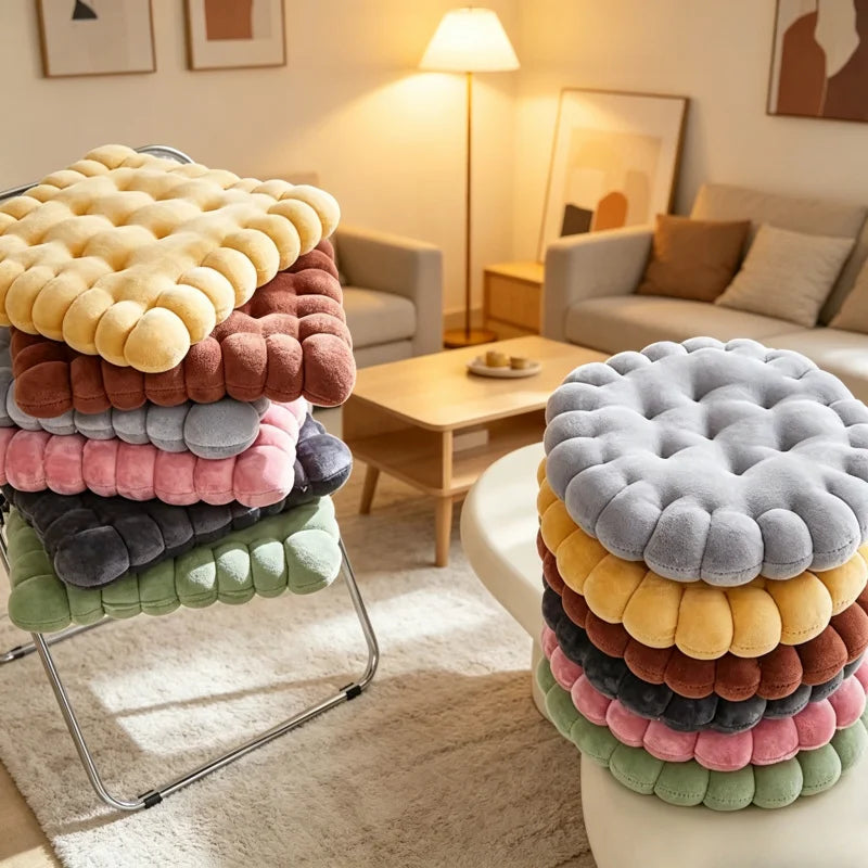 WilloPillow CozyCrumb™ Plush Biscuit Cushion