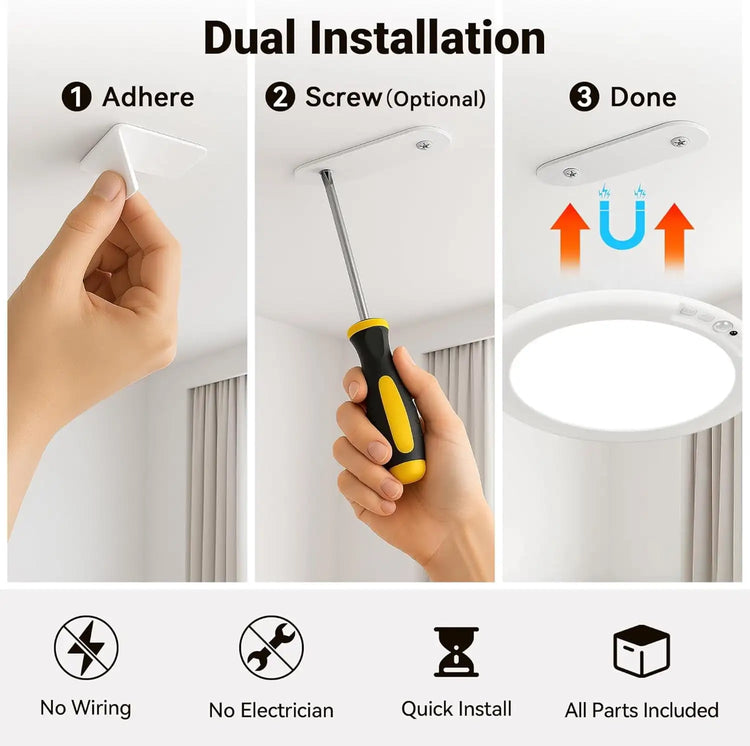 LumiSense Wireless Motion Ceiling Light
