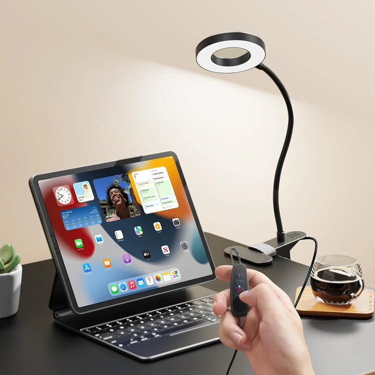 DetailGlow™ 5X Magnifying Clip Lamp 🔍💡