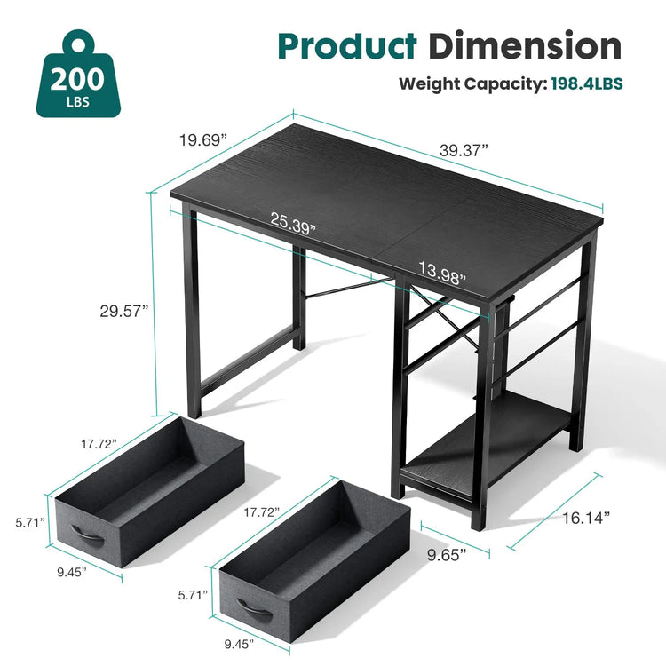 WorkNest Reversible Storage Desk