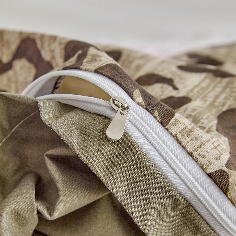 Duvet Cover Bedding Set Leopard Twin Full Queen King Size 135x200 Nordic Quilt Cover 240x220 Double Single Bed Linen 200x200