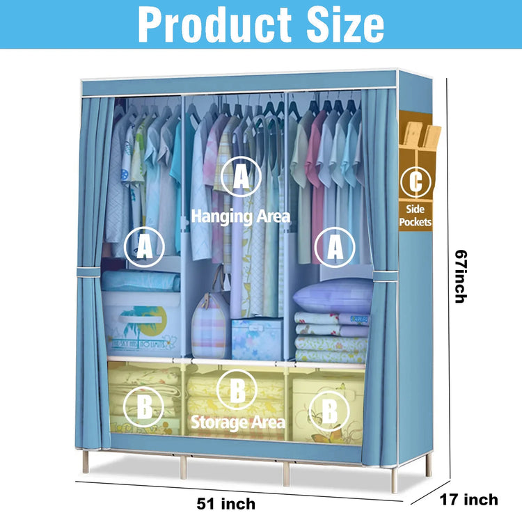 ClosetHaven Portable Wardrobe
