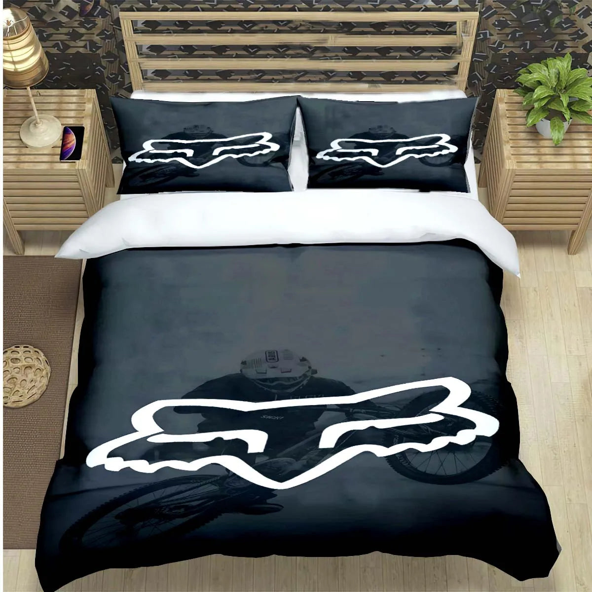 Hot Cartoon Role  Print Bedding Sets Bed Supplies Set  Comforter Set  Teens Girls Cartoon F-Fox Twin Single Kid  Luxury Gift