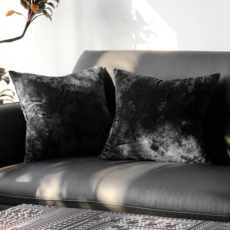 PlushAura Velvet Cushion Cover