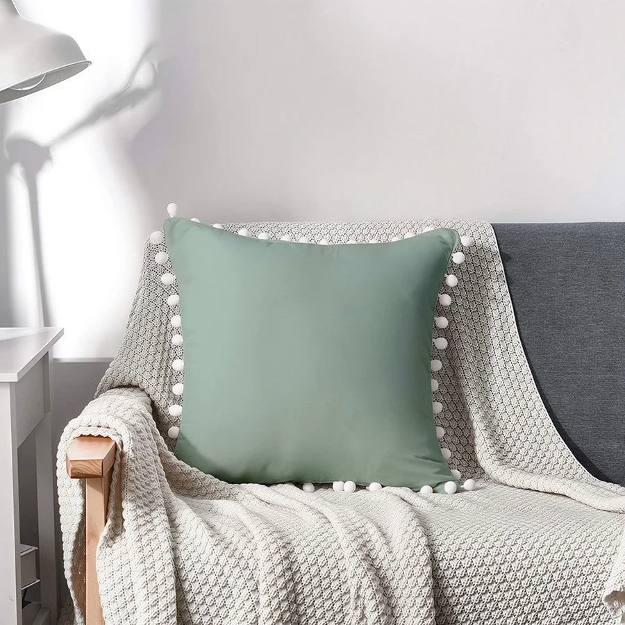 HearthLine 4-Piece Farmhouse Cushion Cover Set