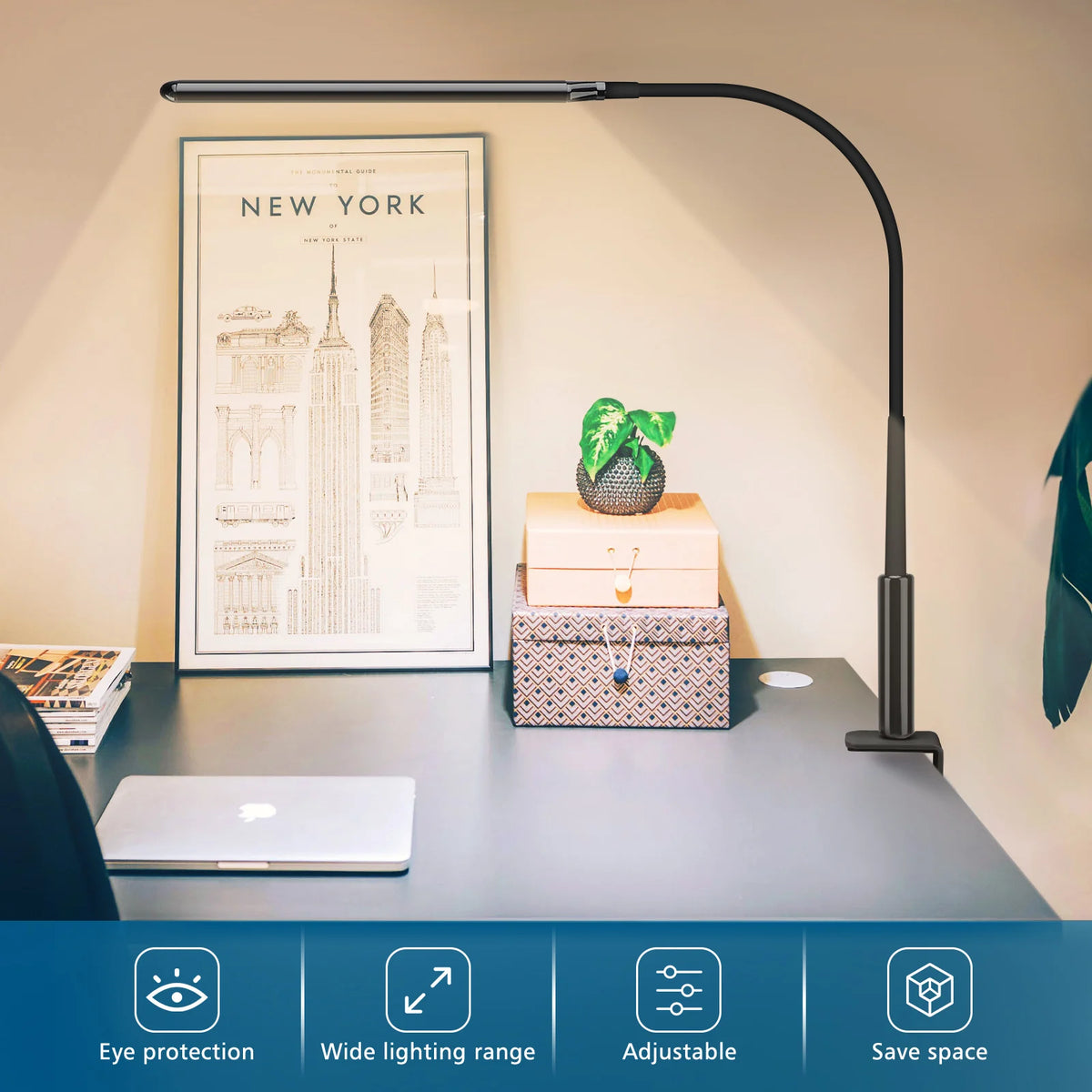 FlexGlow Clip-On Reading Light