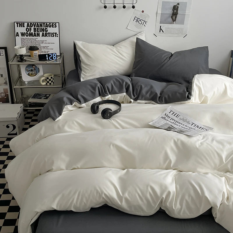 WilloPillow DuoHaven™ Two-Tone Bedding Set