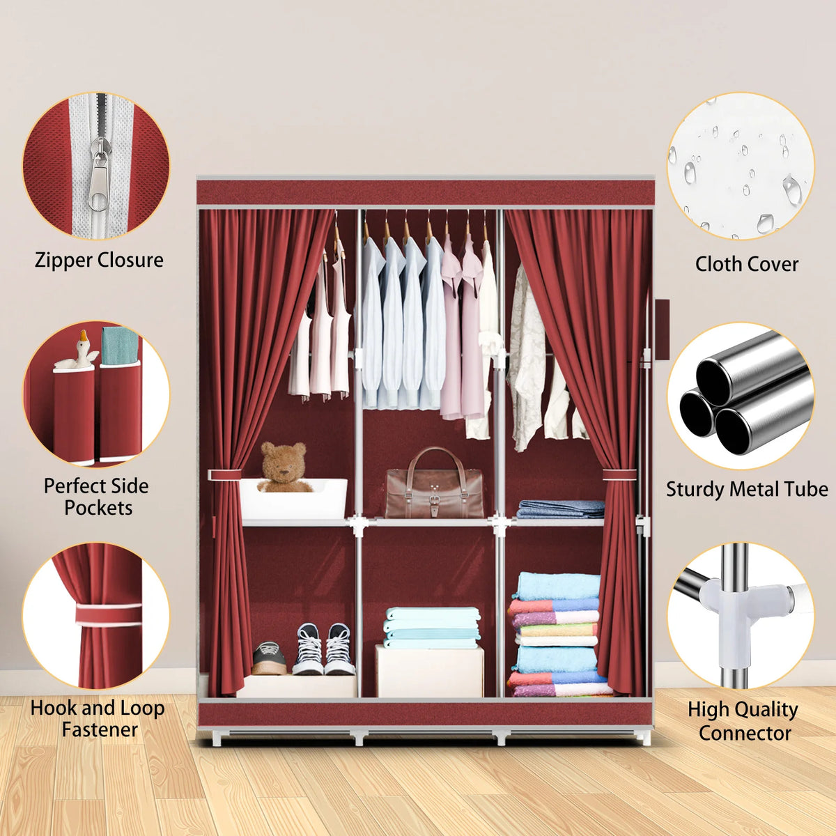 ClosetHaven Portable Wardrobe