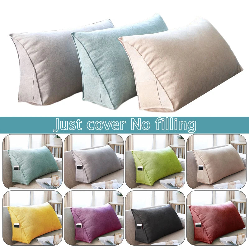 CozyLean Triangle Back Cushion Cover