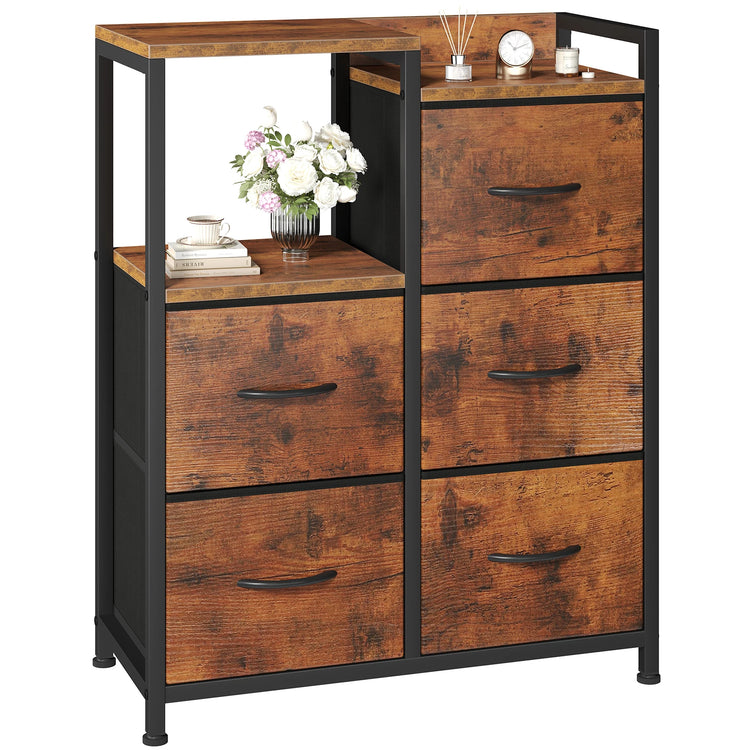 ShelfRise 5-Drawer Storage Dresser