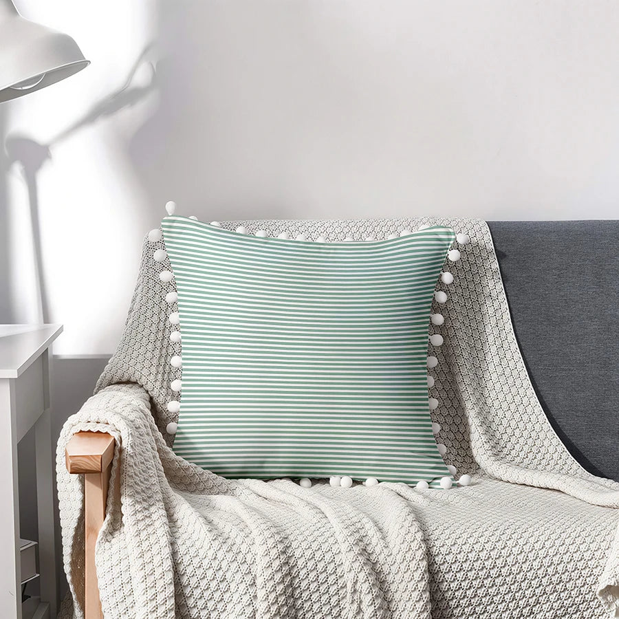 HearthLine 4-Piece Farmhouse Cushion Cover Set