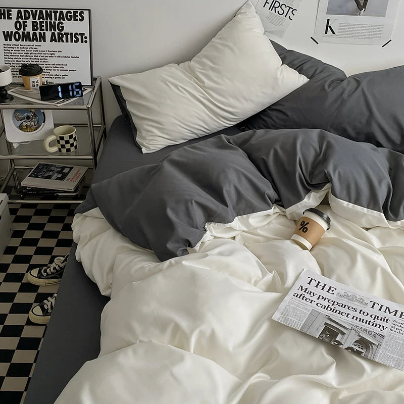 WilloPillow DuoHaven™ Two-Tone Bedding Set