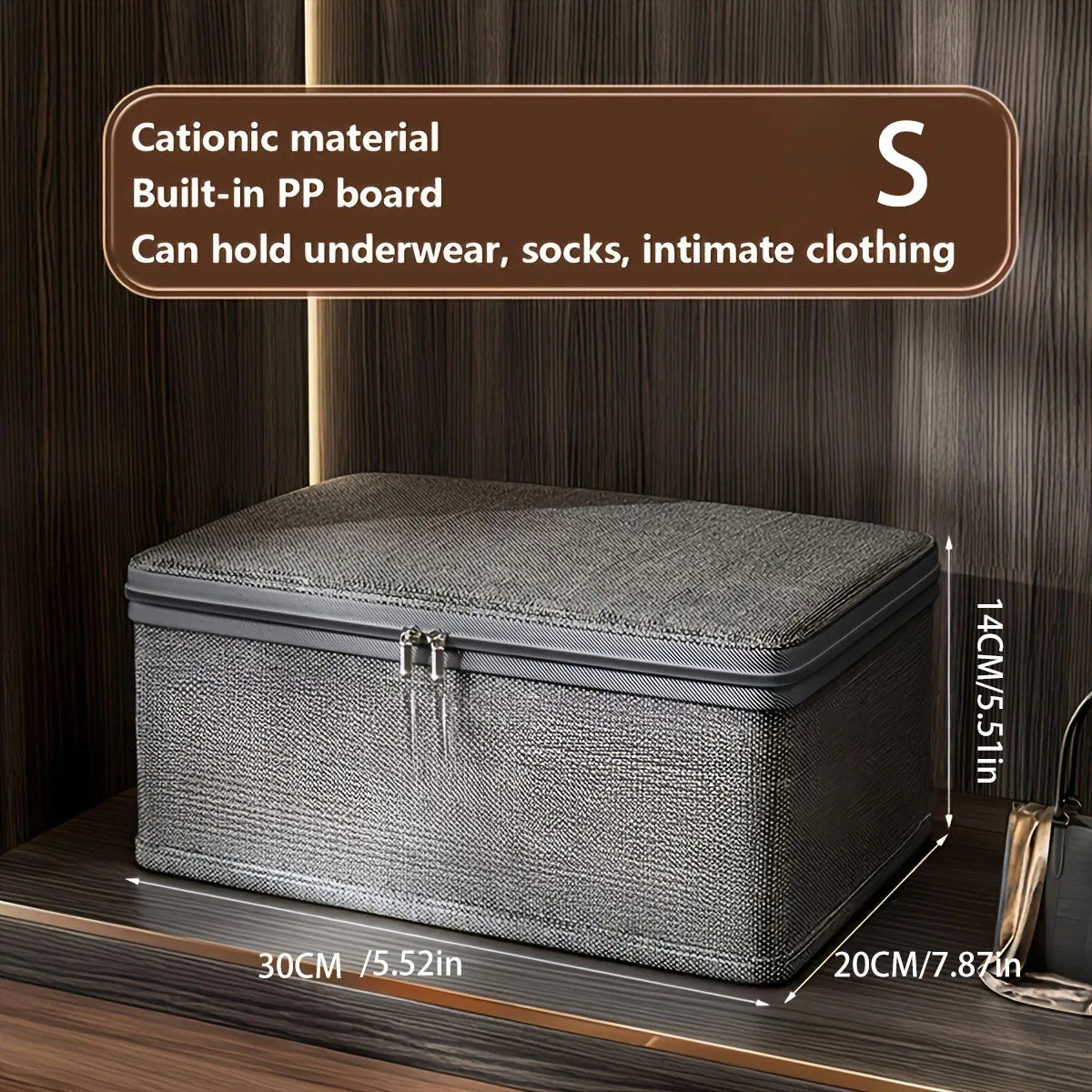LinenVault Structured Storage Box