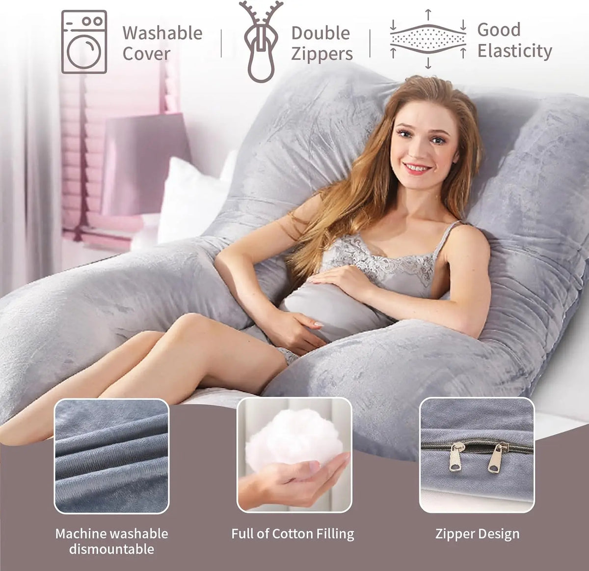 WilloPillow MammaCloud™ Full-Body Comfort Cushion