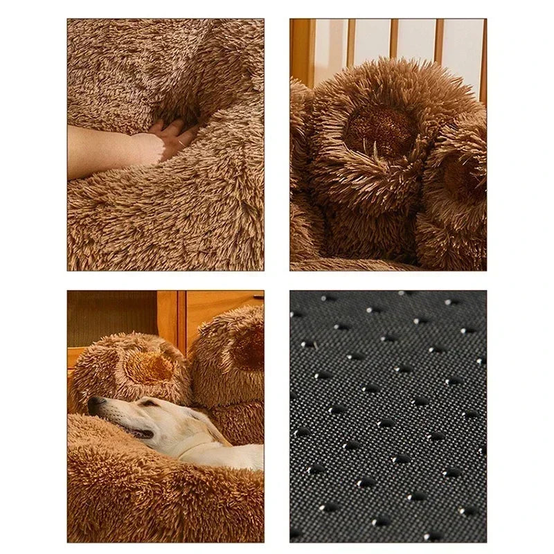 WilloPillow CozyHaven™ Plush Dog Sofa Bed