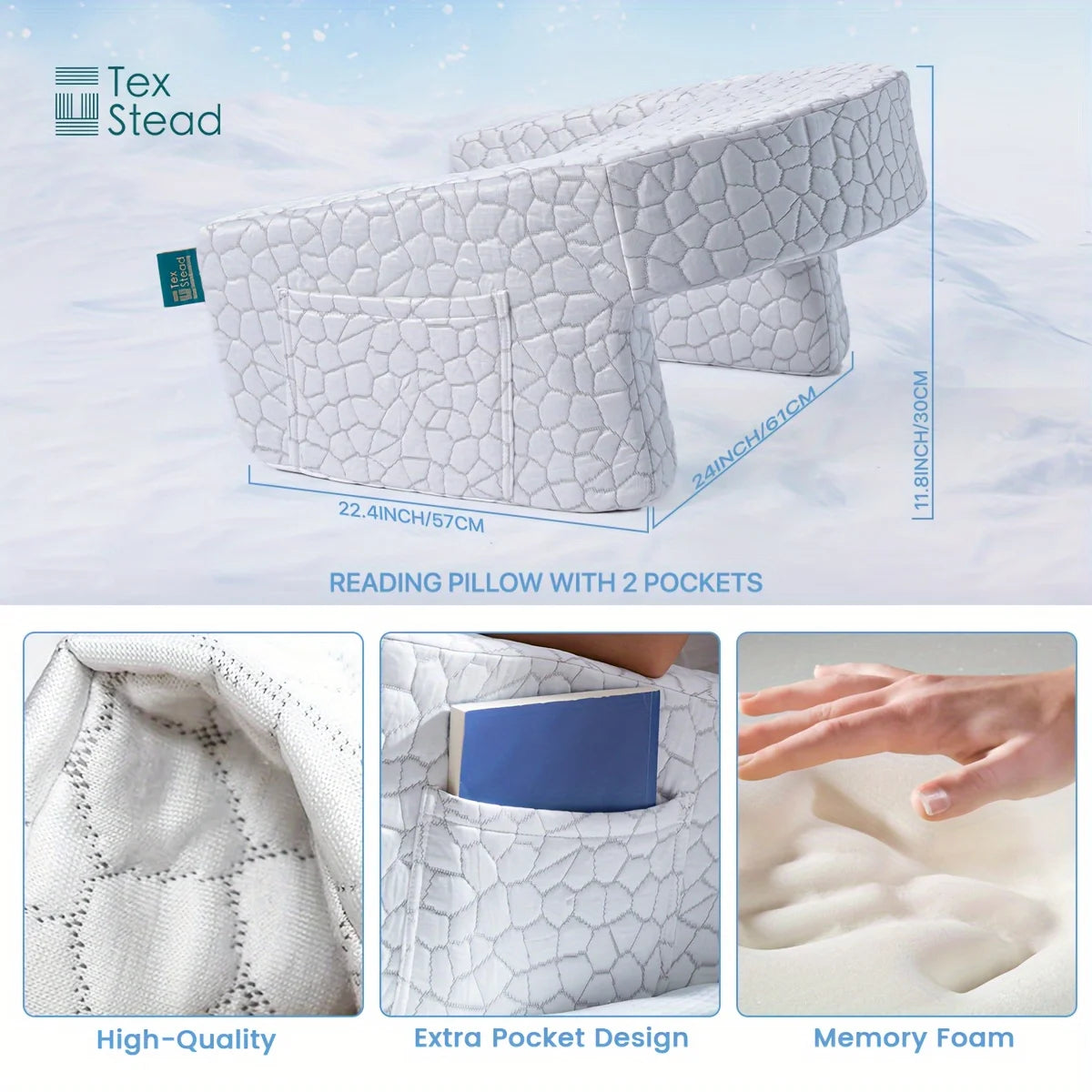 WilloPillow LoungeMax™ Extra-Large Comfort Cushion