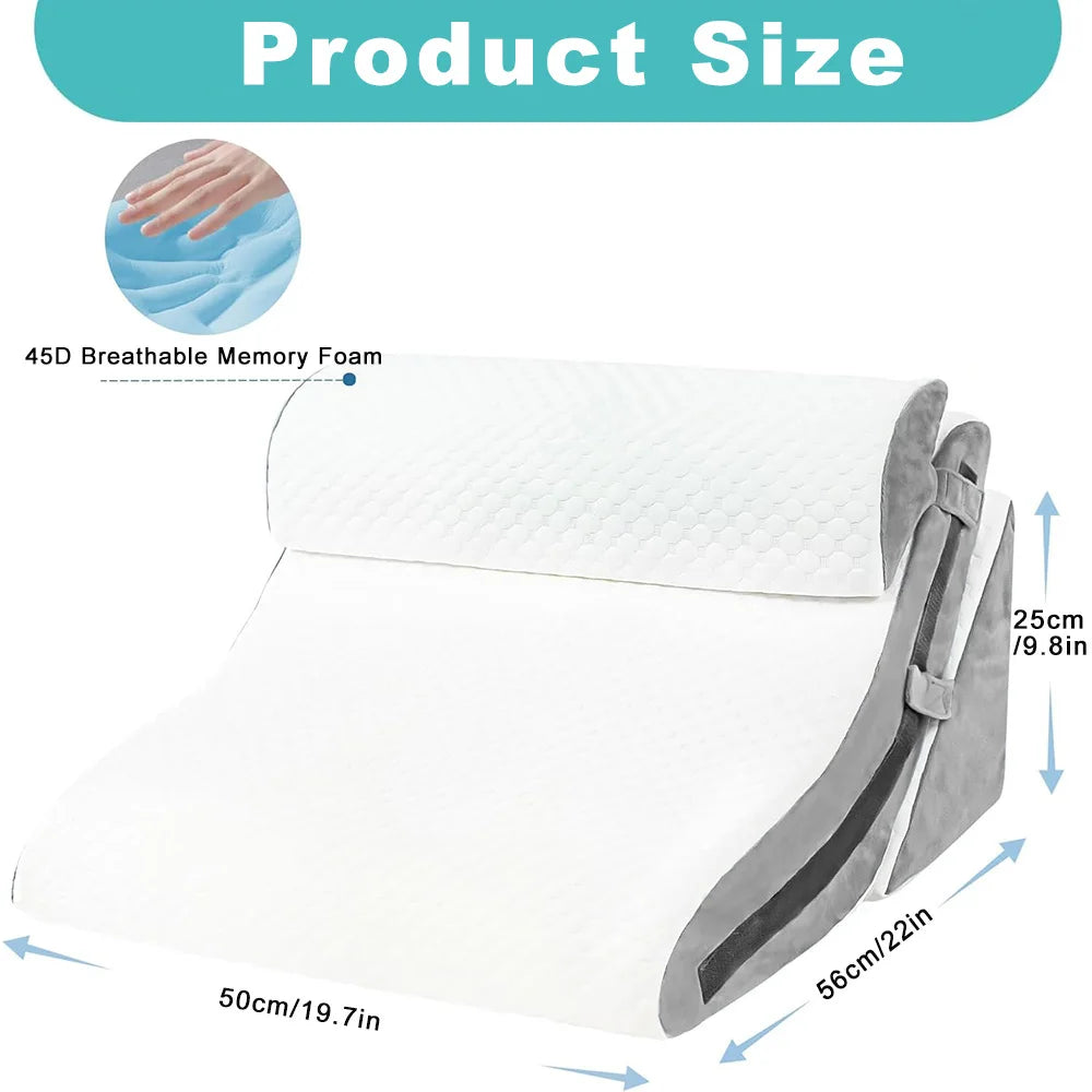 ElevateFlex 3-Piece Wedge Pillow System
