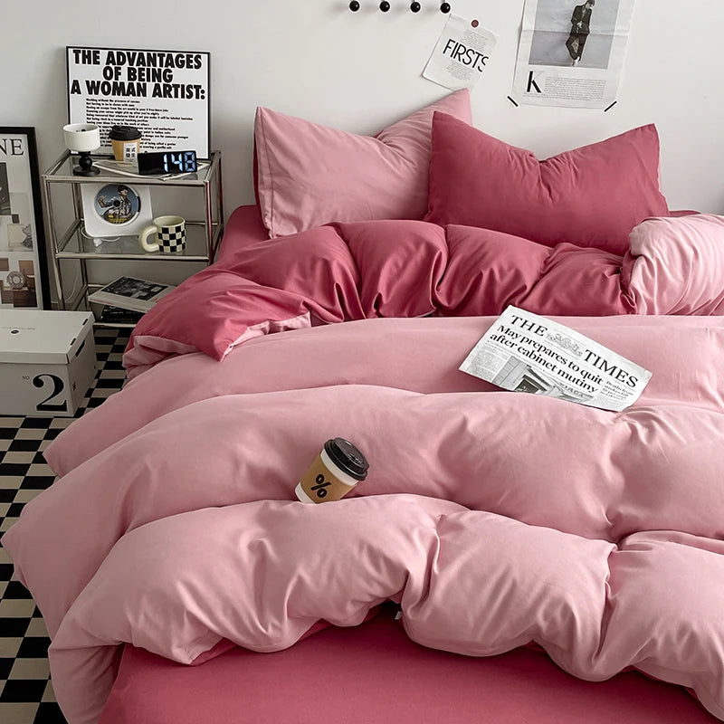 WilloPillow DuoHaven™ Two-Tone Bedding Set
