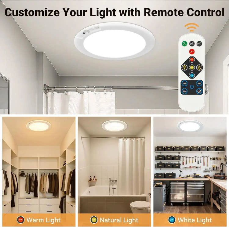 LumiSense Wireless Motion Ceiling Light