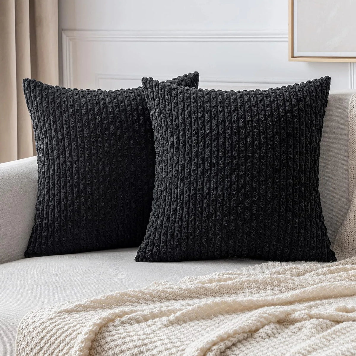 CordLine™ Striped Cushion Cover 🤎🧶