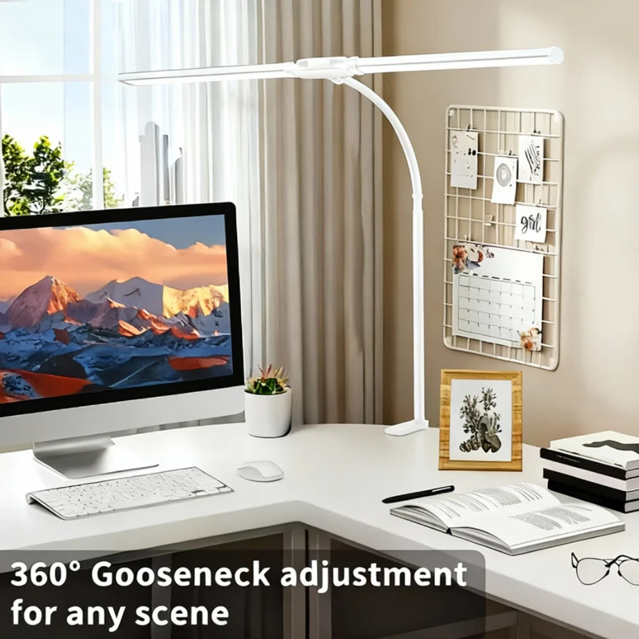 DuoBeam Wide-Angle Desk Lamp