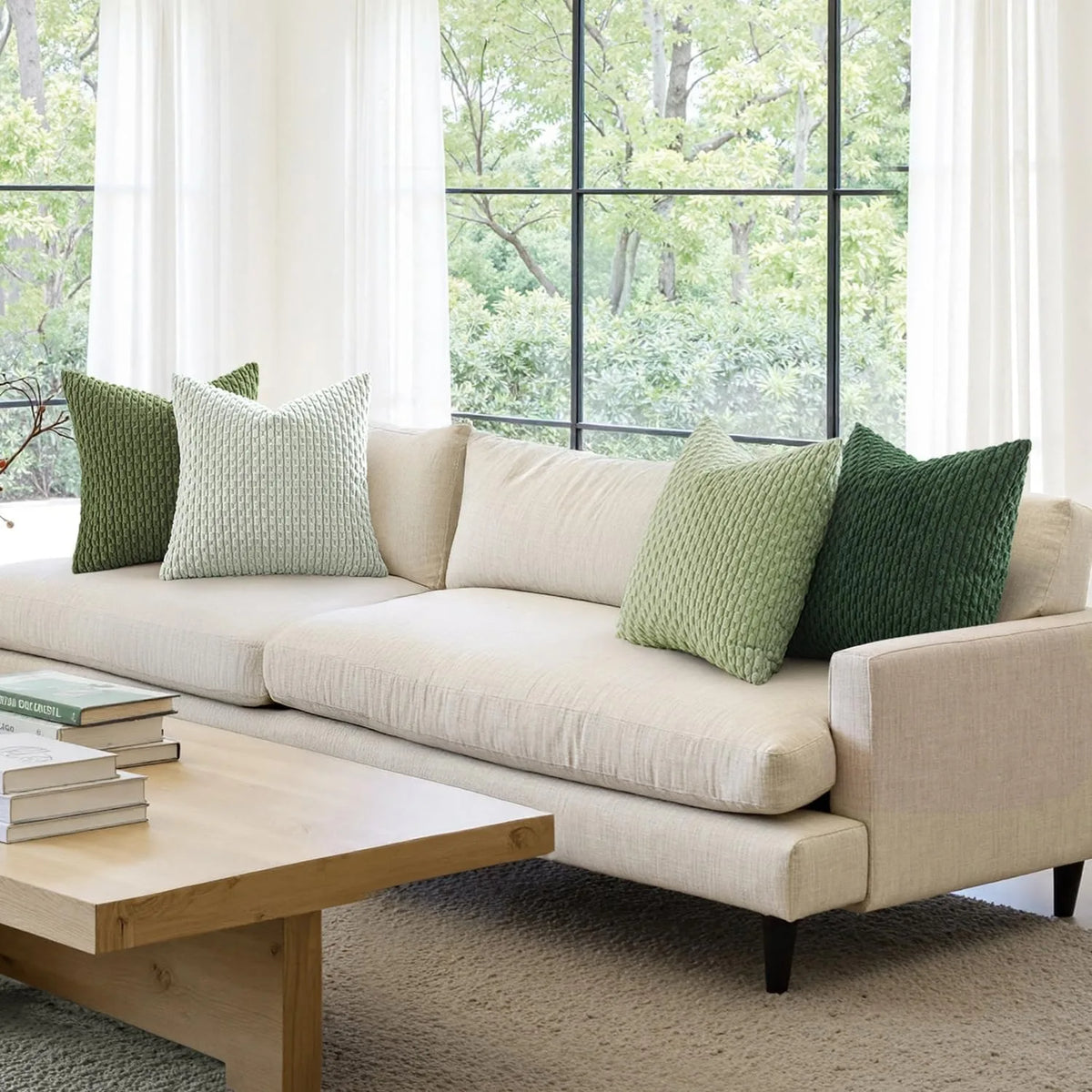 CordLine™ Striped Cushion Cover 🌿☁️