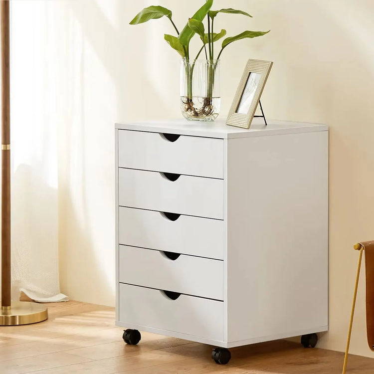 RollNest 5-Drawer Mobile Storage Cabinet