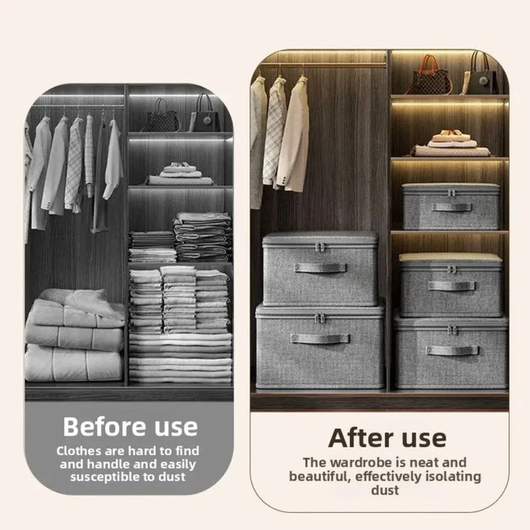 LinenVault Structured Storage Box
