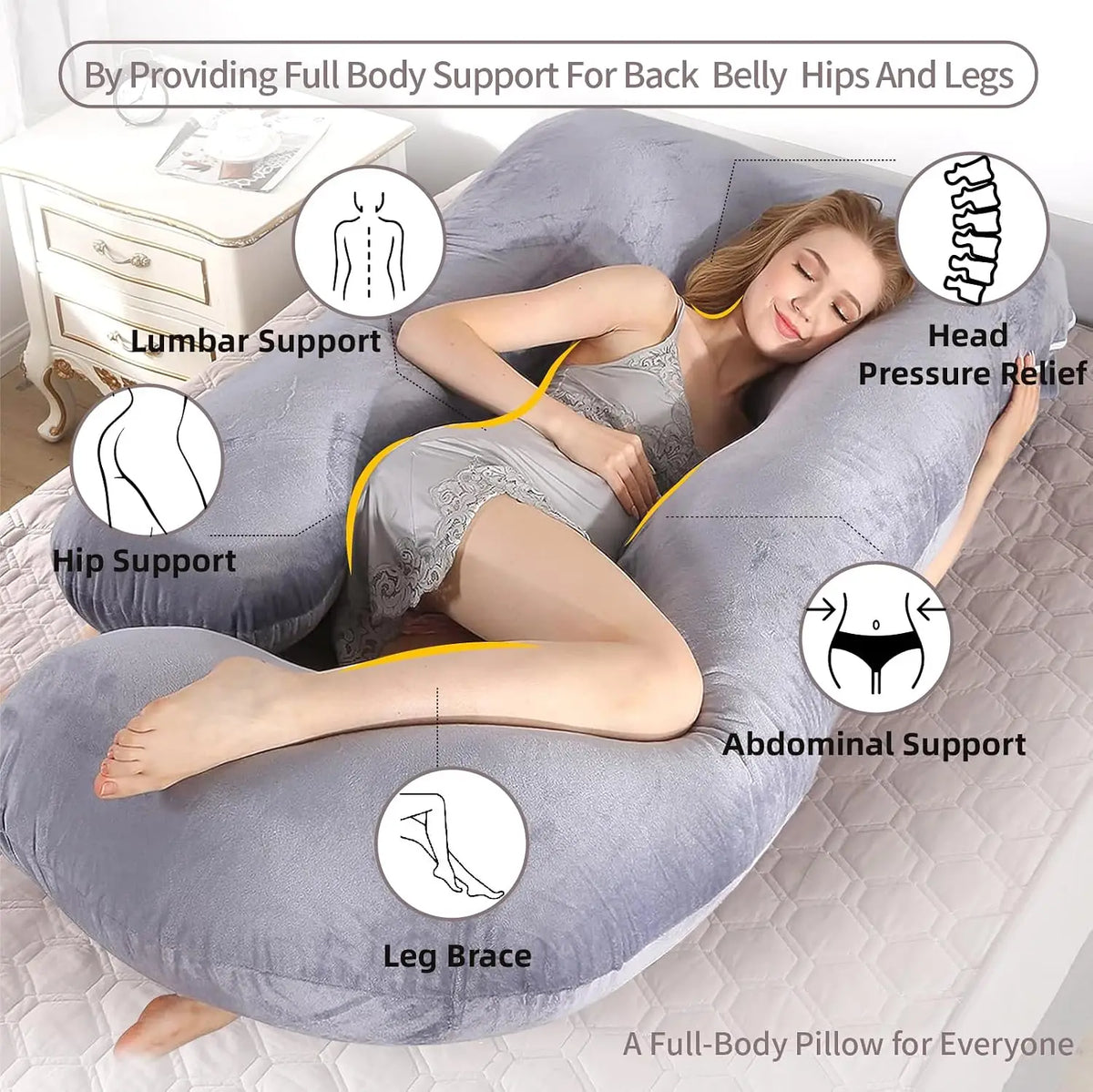 WilloPillow MammaCloud™ Full-Body Comfort Cushion